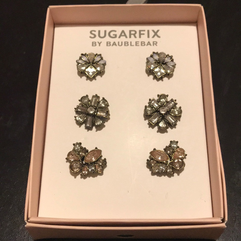Sugarfix by Baublebar 3 earrings set